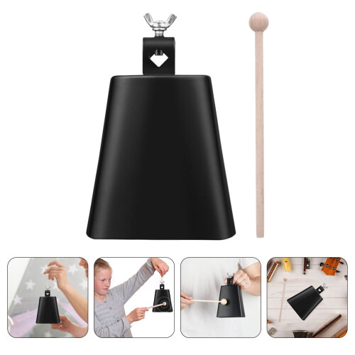 Topbathy1Set Μικρό Κουδούνι Αγελάδας με Ραβδί Χειρός για Παιδιά σε Μουσική Παράσταση