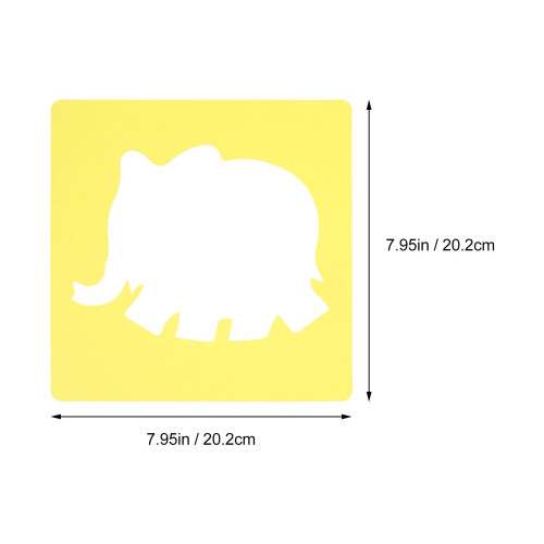 Animal Stencil Painting Templates 12 Sheets 20.2x20.2 cm 1