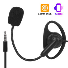 LHCER Motorrad-Intercom-Headset, 3,5-mm-Klinkenstecker-Kopfhörer