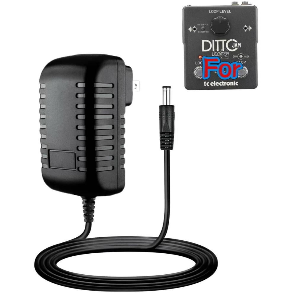 Ac Adapter For Tc Electronic Ditto Jam X2 Looper Pedal 9377112661599
