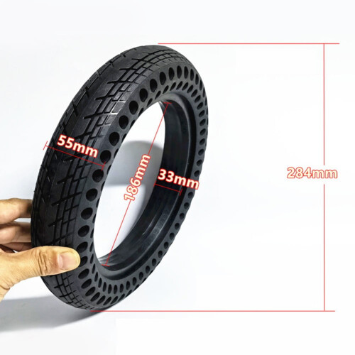 Pneu sólido de 12 polegadas (12 1/2 x 2 1/4 polegadas - 57-203) para bicicleta elétrica/scooter (12,5 x 2,125 polegadas)