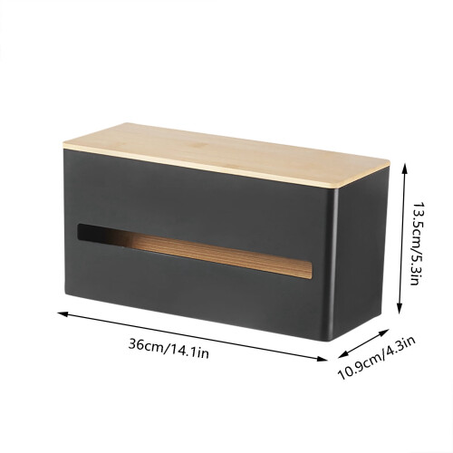 Kitchen Paper Towel Holder with Hidden Storage 2