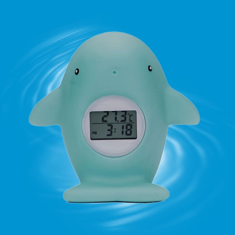 2-Pack Rubber Duck Baby Bath Thermometer with LED, Alarm & Timer – Compatible with Bathtub, Pool, Tube