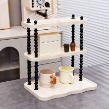 Soporte para tazas de café de 3 niveles para encimera, compatible con organizadores de cocina, oficina y baño, estilo Ins