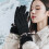 Winter Warm Windproof Gloves Black Touchscreen Waterproof 1