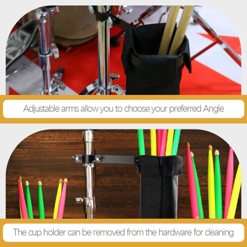 Drumstick Bag Holder Metal Stand Durable 1