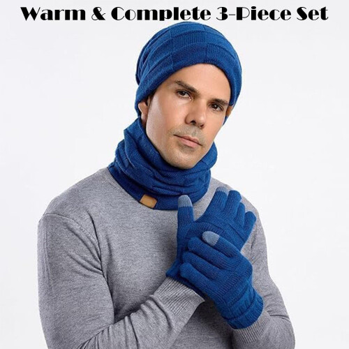 Conjunto de inverno Ardenknit de 3 peças: gorro, cachecol e luvas 1