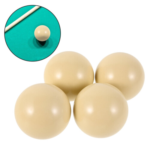 White Cue Balls for Pool Table 2-Inch 4pcs 2