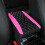 Capa de couro para apoio de braço de carro com elástico, compatível com modelos Peach – Almofada e protetor para console central 1