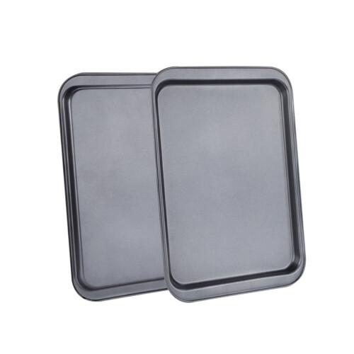 2 PCS Deep Bakeware RV Oven Baking Sheets 37.00X25.50X1.60CM 2
