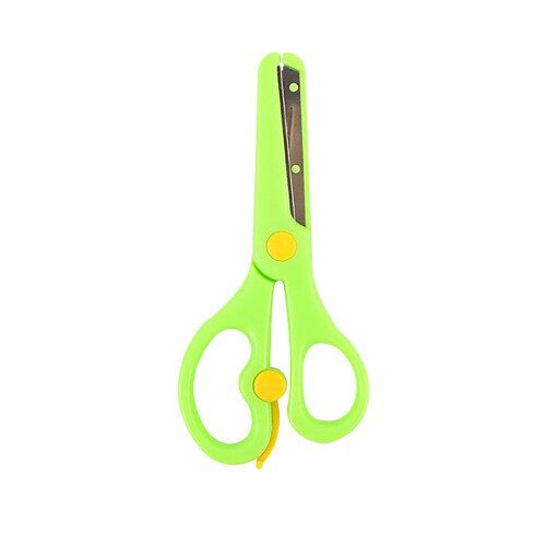Blunt-Tip Craft Scissors with Cap, Ergonomic, Left/Right