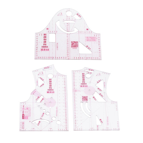3X Sewing Ruler Cloth Design Ruler Drafting Templet Clothing Prototype Ruler 1