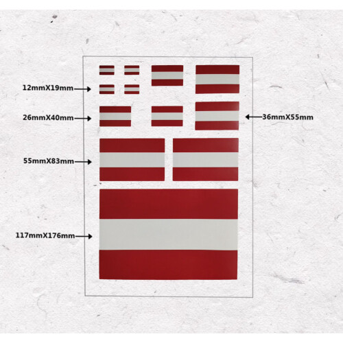3 PCS Flag Sticker Austria Flag Stickers 1