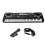 Digital Piano Black and White 61/37 Keys with Microphone 6