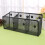 Magnetic Basket Organizer 3-Compartment 9-Magnet 5