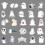 Halloween Ghost Stickers Vinyl Waterproof 50 Pcs 4