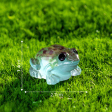 Mini-Froschform aus Kunstharz, 3D-Tier-Silikonform – winzige Froschform, ideal für Bastelarbeiten, Mikrolandschaften, Puppenhäuser und