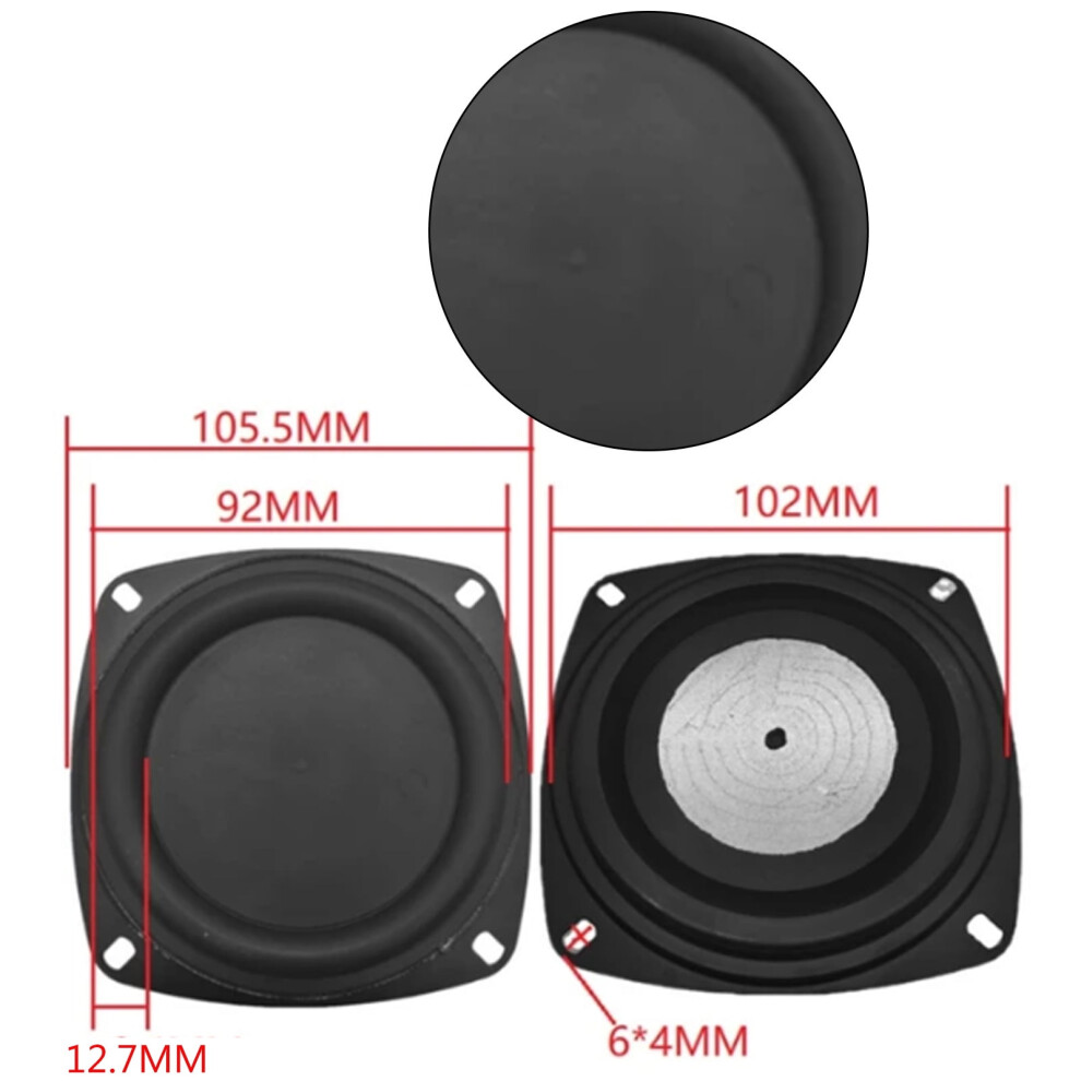 2/3/4Inch Bass Plate Passive Diaphragm Parts Diaphragm Bass Plates Woofer Plate 974856465903