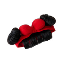 Trendy Baby Bun Headwear Bowknot Girls Hair Bangs Fashionable Hair Accessory Cosplay Party Headband for Girls