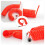 Retractable Air Compressor Flex Hose Red 600x2 cm 1 Pack 5