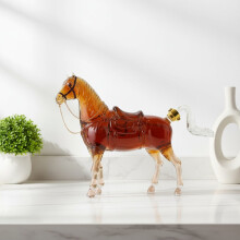 Horse Whiskey Decanter Set – Animal-Themed Glass Liquor Dispenser for Home Bar, Bourbon & Tequila, Gift for Men, Compatible with Standard Bottles