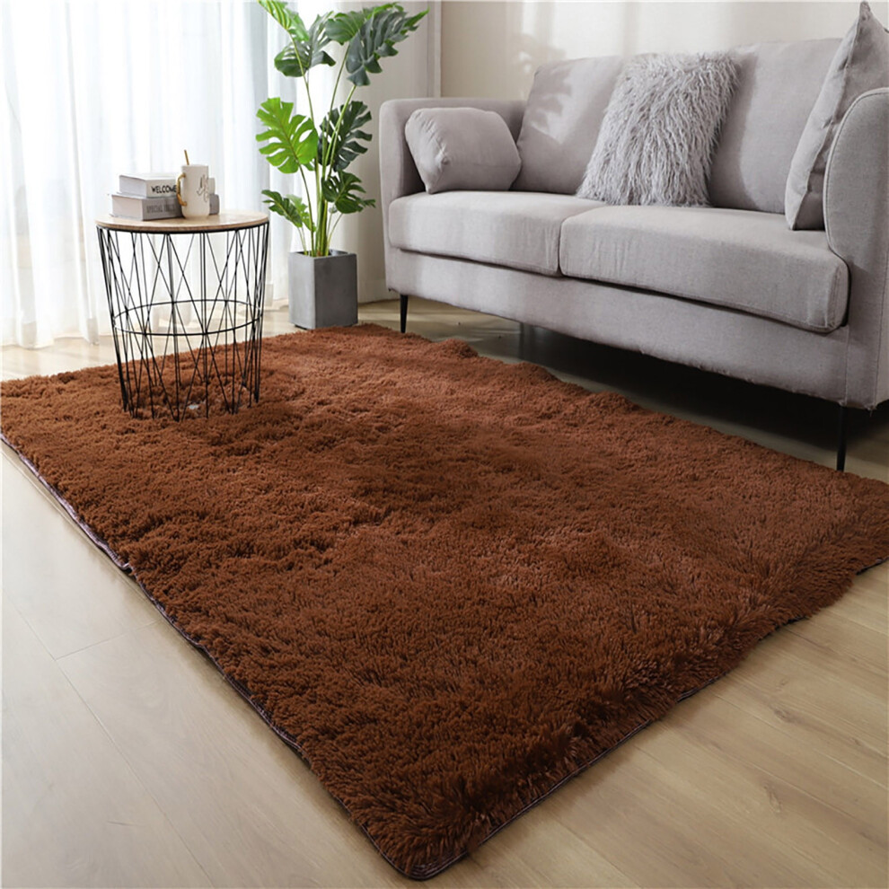 Fluffy Shaggy Rug, Non-Slip Plush Area Rug for Bedroom, Living Room, Dorm & Nursery – Compatible with All Floors