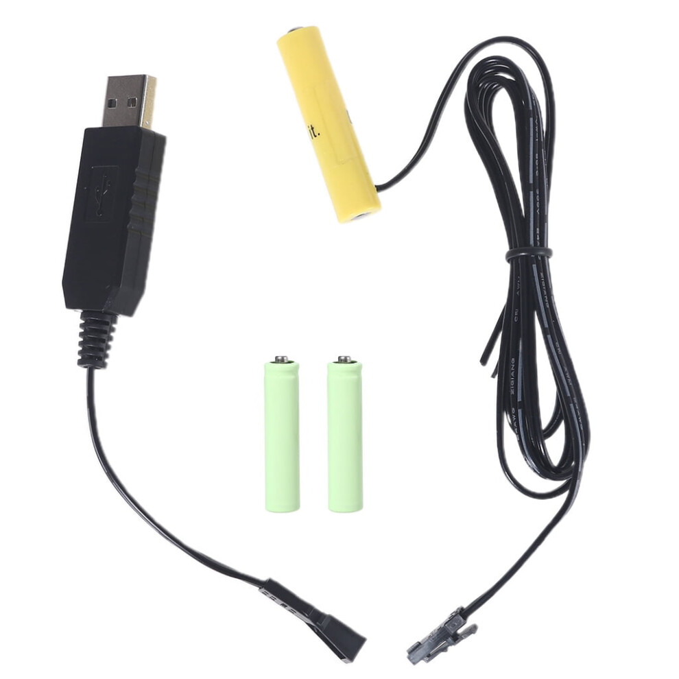 Feamos 1.1M Usb To 1.5V 3V 4.5V 6V Aaa-4Aaa Battery Can Replace 1-4Pcs 1.5V Batteries For Toothbrush Lamp Toy 974856465958