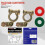 Brass Car Battery Terminals Connectors 2 Pack 4