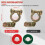 Brass Car Battery Terminals Connectors 2 Pack 5