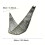 Outdoor Mesh Hammock Portable Single-Person Nylon Net with 2