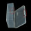 Rectangular Plastic Transparent With Lid Storage Box Collection Container Case 4