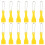 POPETPOP Scratching Tools Keychain Accessory Yellow 12Pcs 2