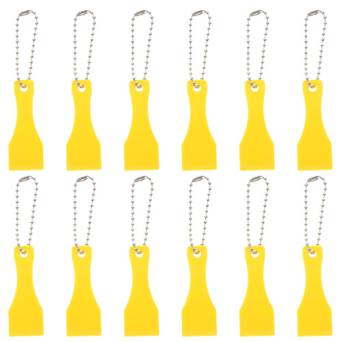 POPETPOP Scratching Tools Keychain Accessory Yellow 12Pcs 1