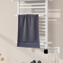 Grande serviette de bain en pur coton (34 x 73 cm), épaisse et grande, pour le sport, unisexe, grise.