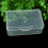 Rectangular Plastic Transparent With Lid Storage Box Collection Container Case 5