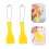 POPETPOP Scratching Tools Keychain Accessory Yellow 12Pcs 4