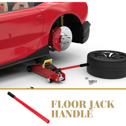 Hydraulic Jack Handle Replacement, 3 Ton Floor Jack Handle Replacement for Car Jack Handle Replacement Accessories, Red 1
