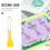 POPETPOP Scratching Tools Keychain Accessory Yellow 12Pcs 6