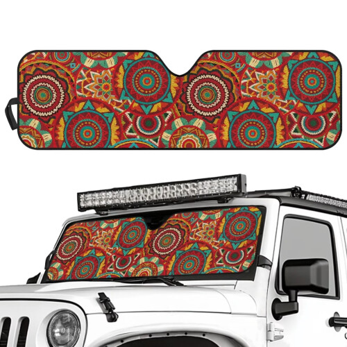 Σκίαστρο για Jeep Wrangler TJ/JK/JL σε σχήμα Boho Mandala 1