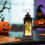 Κερί χωρίς φλόγα LED για Halloween που λειτουργεί με μπαταρία 5