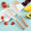 2PCS Silicone Spatula Spoon Set, 11"/13", Wood Handle, Compatible with Nonstick Cookware 5
