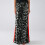 Women's Leopard Print Red Drawstring Wide Leg Pants 5