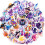 Magic Elements Stickers Purple Wizard Witch Iridescent 4