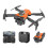 Drone Orange FPV com câmera dupla 1080P, Wi-Fi e dobrável. 2