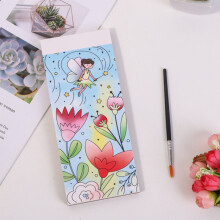 Watercolor Coloring Book with Water Pen, Mess-Free Reusable Graffiti Art Book – Thick Ink-Resistant Paper, Portable for Travel, Home, School –