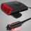 Black Vehicle Space Heater 12V 200W with Defrost, Defog and 6