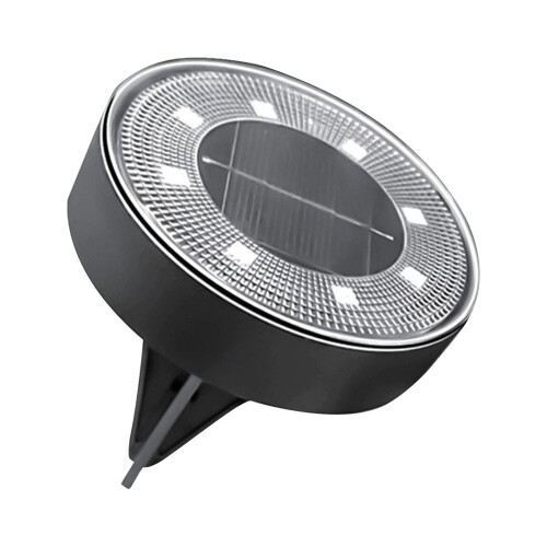 Solar Ground Lights Outdoor Disk 8 LED IP68 Waterproof 2