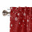 Christmas Red Kitchen Curtains and Valances Set 3-Piece 5