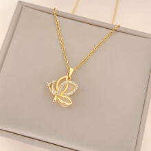 New Women's Planet Pendant Necklace - Titanium Steel, High-End, Fade-Resistant Clavicle Chain