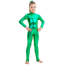 Kids Slim Tunic Bib Pants Shapewear Romper Long Sleeve